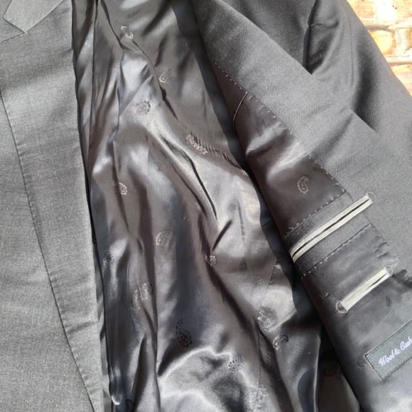 Men’s Bartorelli Napoli Abito Sartoriale charcoal Gray 2 button suit - Picture 10 of 17